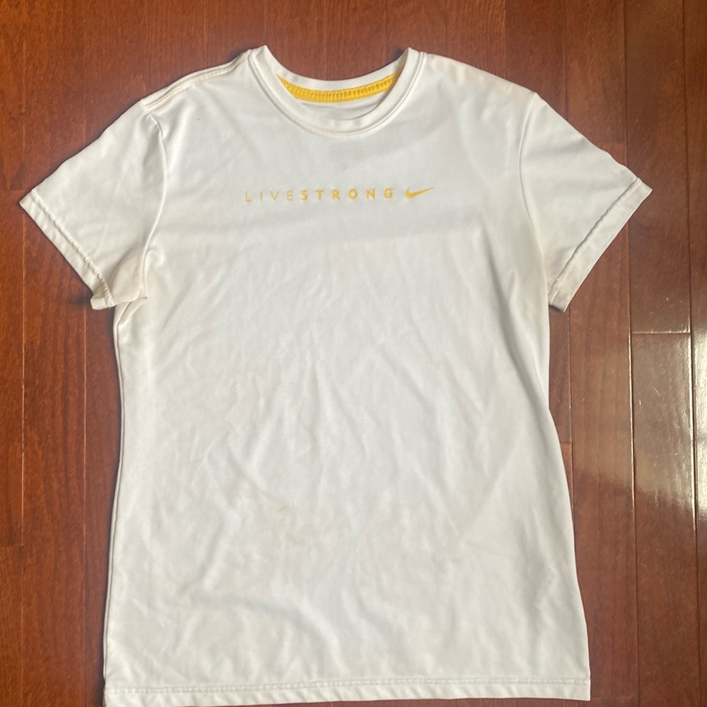 Nike Dri-Fit LIVESTRONG Short Sleeve Athletic T-Shirt - Picture 9 of 11